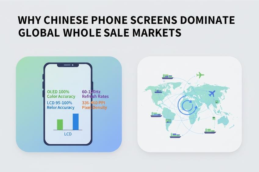 Comparing iPhone screen supplier bids for quality, lead time, and warranty terms