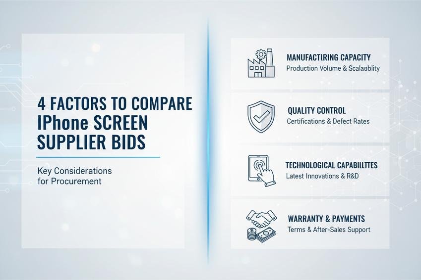 Batch testing workflow for wholesale phone screen quality control and defect tracking