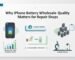 Cómo obtener baterías de reemplazo de alta calidad para iPhone para tu negocio de reparación, Por qué la calidad de las baterías al por mayor para iPhone importa para los talleres de reparación, baterías de iPhone al por mayor, ilustración 1