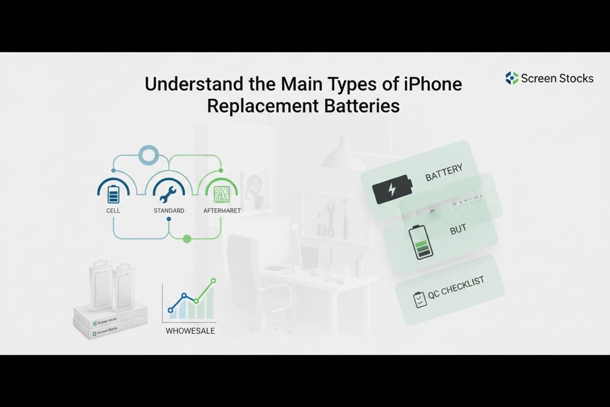 Wie Sie hochwertige iPhone-Ersatzbatterien für Ihr Reparaturgeschäft beschaffen, Verstehen Sie die Haupttypen von iPhone-Ersatzbatterien, iPhone-Batterien Großhandel, Abbildung 2