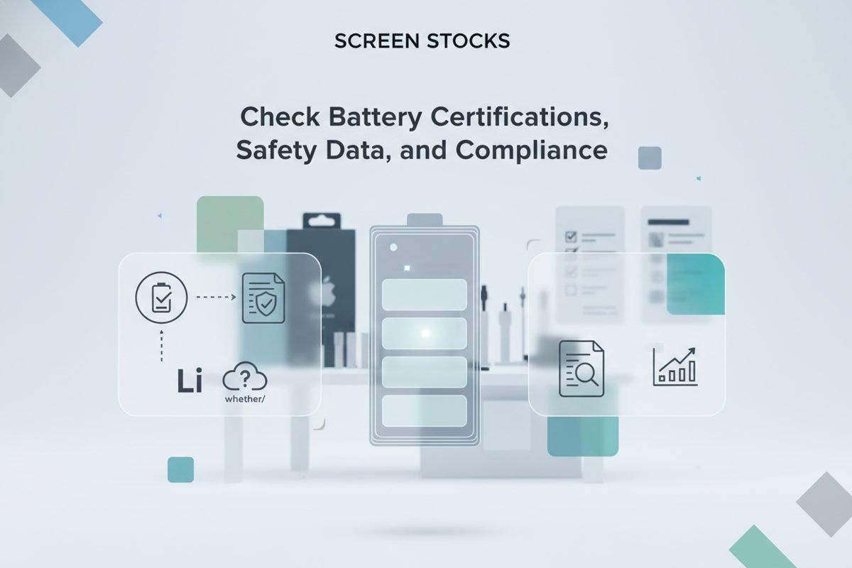 Wie Sie hochwertige iPhone-Ersatzbatterien für Ihr Reparaturgeschäft beschaffen, Überprüfen Sie Batterie-Zertifizierungen, Sicherheitsdaten und Konformität, iPhone-Batterien Großhandel, Abbildung 3