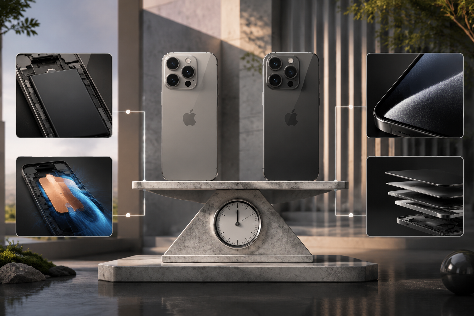 Phone 17 Pro Max vs 16 Pro Max Peso: ¿Es el nuevo modelo más ligero?, 4 factores detrás de la comparación de peso entre Phone 17 Pro Max y 16 Pro Max, comparación de peso entre Phone 17 Pro Max y 16 Pro Max, ilustración 2