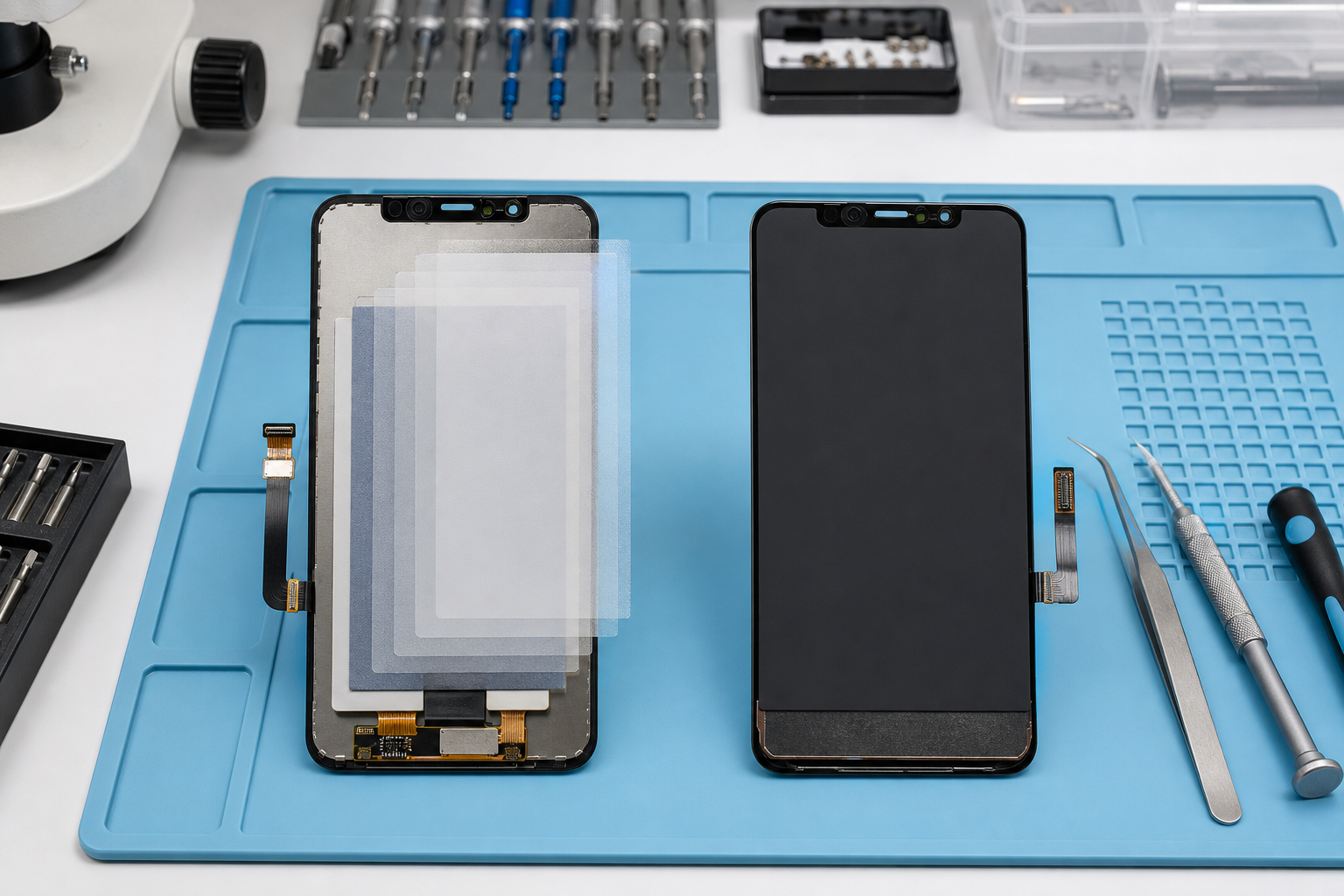 LCD vs. OLED Overview - LCD vs OLED screen comparison
