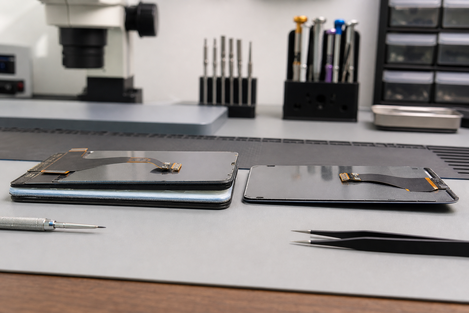 Form Factor and Practical Considerations - LCD vs OLED screen comparison