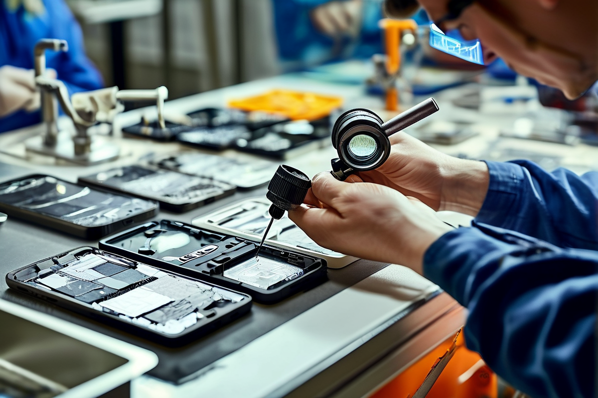 Inspeção de display OEM versus aftermarket