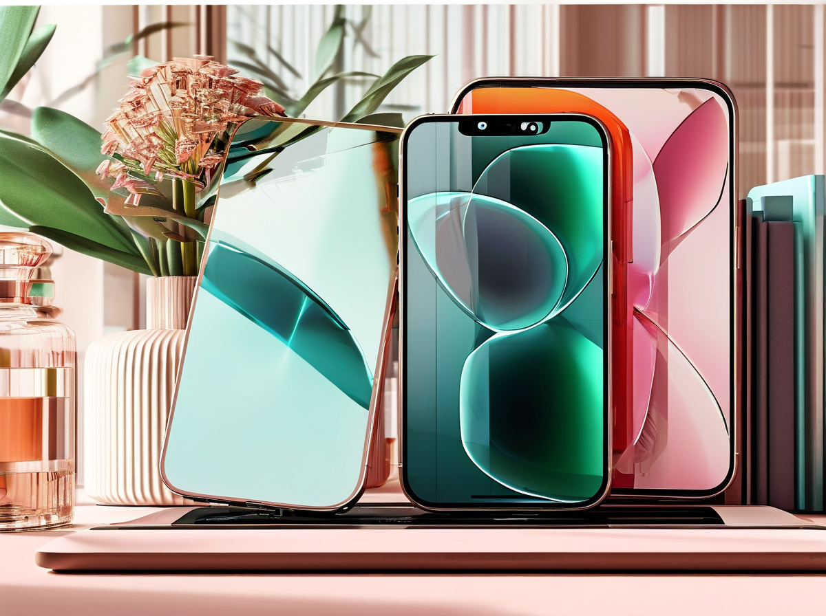 iPhone 17 Air vs iPhone 17 Pro screen size comparison illustration
