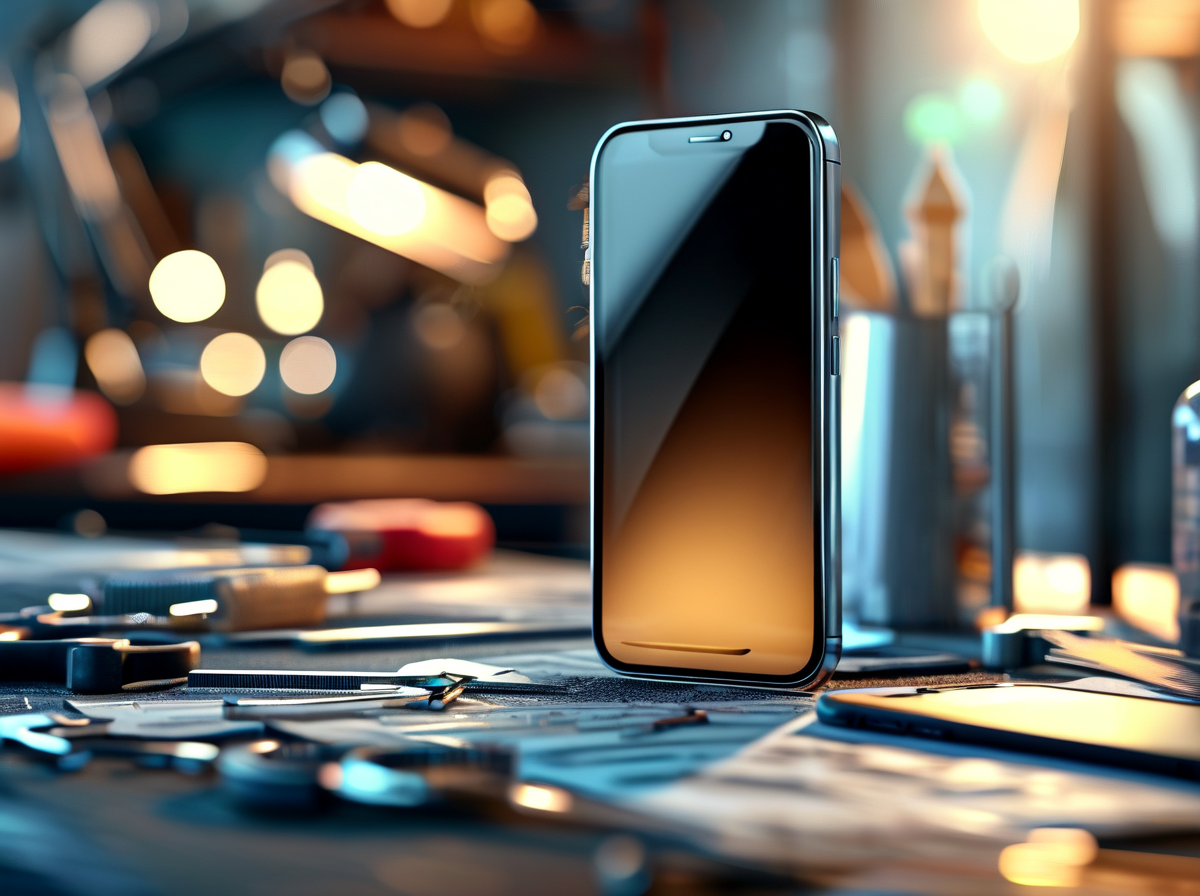 Smartphone display comfort and OLED screen size illustration