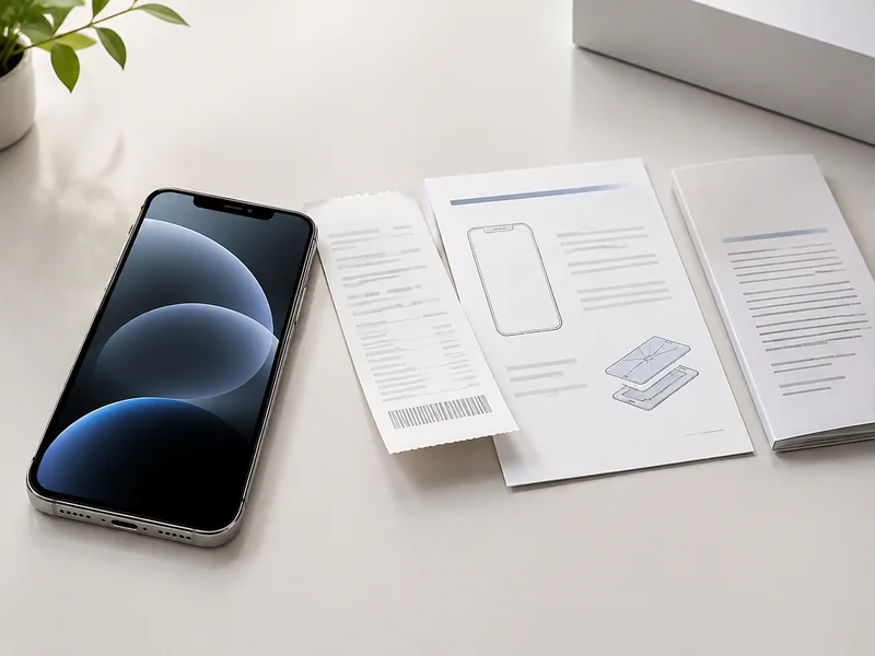 apple iphone cracked screen repair near me — Paperwork to Keep: Receipt, Parts Notes, and Written Warranty Terms